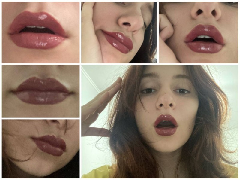 Create meme: lipstick shades, matte lipstick, lipstick on the lips