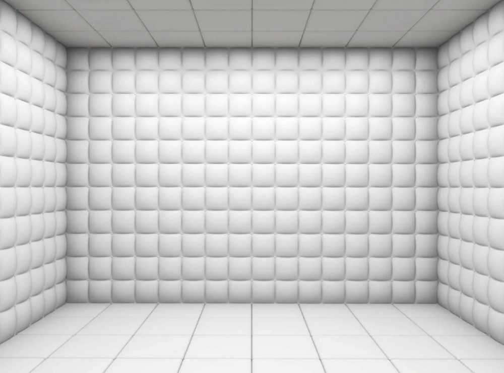 Create meme: soft room, a room with soft walls, an empty white room