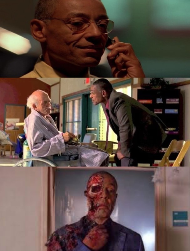 Create meme: Hector Salamanca, dear friend, a frame from the movie