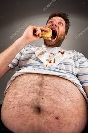 Create meme: fat man with food, fat man eats, fat man eating