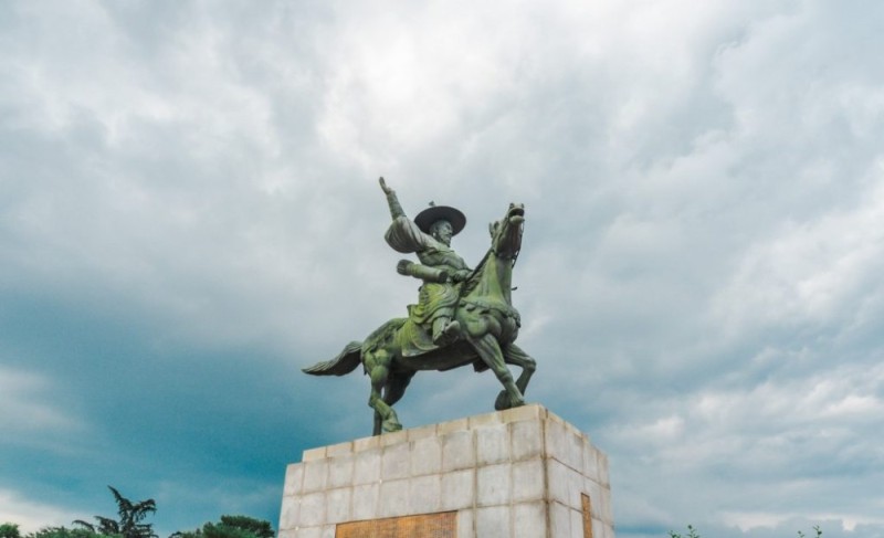 Create meme: the monument to Salavat Yulaev, ufa monument to salavat yulaev, monument to salavat yulaev