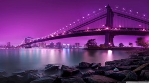 Создать мем: ночные мосты, закат мост, красивые обои