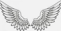 Создать мем: крылья ангела вектор, раскраска крылья, ангельские крылья рисунок