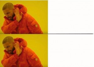 Create meme: template meme with Drake, memes, meme with a black man in the orange jacket