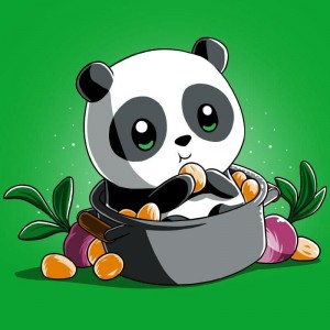 Create meme: Panda pattern