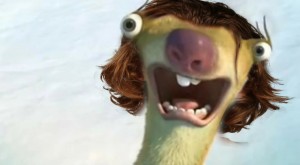 Create meme: sid the sloth from ice age, ice age sloth, ice age sid the sloth