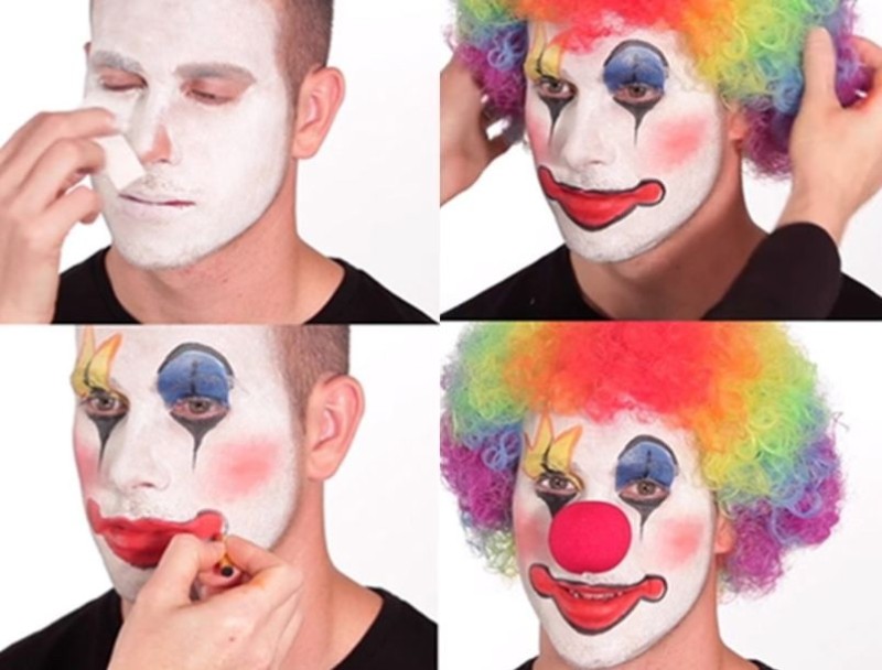 Create meme: clown makeup, clown makeup meme, clown makeup