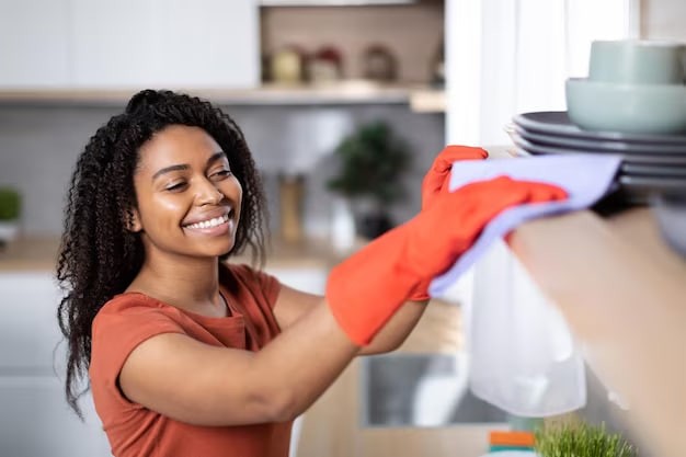 Create meme: housewife , appliances , clean 