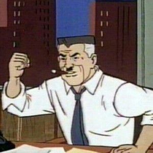 Create meme: J. Jonah jameson cartoon, spider-man J. Jonah jameson, J. Jonah jameson