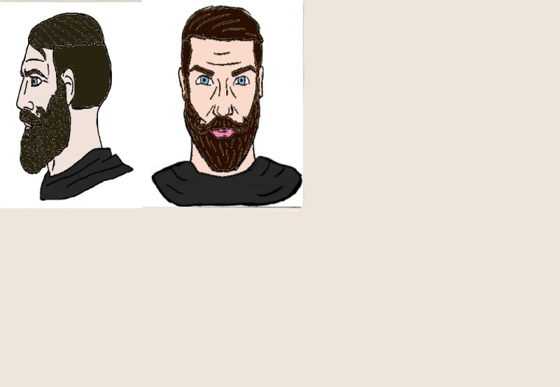 Create meme: male , beard drawing, beard style