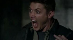 Create meme: fright, 12 supernatural season, scared