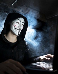 Create meme: the man in the mask, male, hacker