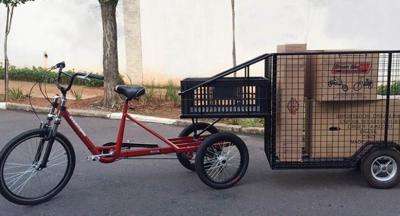 Создать мем: велосипед грузовой, прицеп для велосипеда, трёхколёсный велосипед