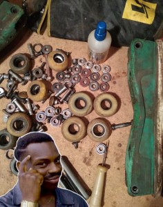 Create meme: Moskvich 407 parts, watch at the flea market, flea market
