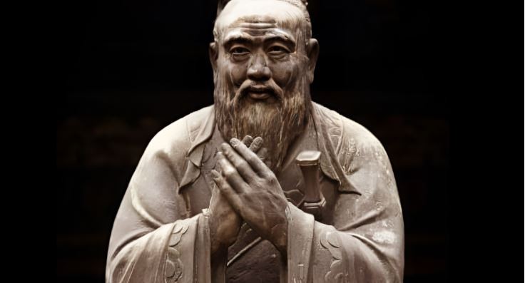 Create meme: Confucius , Confucius and Lao Tzu, Confucius (551-479 BC)