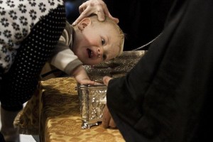 Создать мем: обряд крещения, крестины, крещение ребенка