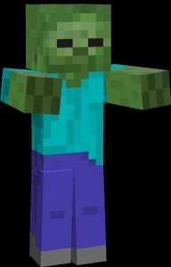 Create meme: zombies minecraft, gif pictures zombie minecraft, zombie minecraft pictures
