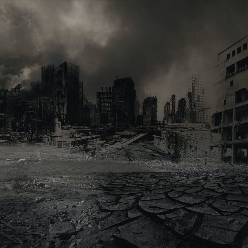 Create meme: post-apocalypse city, apocalypse city, art ruined city