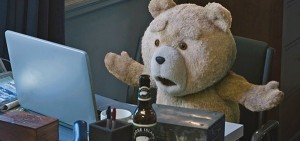 Create meme: Ted smokes, bear Ted, the third wheel 2