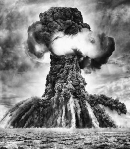 Create meme: test of the Soviet atomic bomb, nuclear explosions in the USSR, between lakes and Stupino explosion