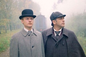 Create meme: Sherlock Holmes and Dr. Watson Soviet film, Watson, Holmes and Watson