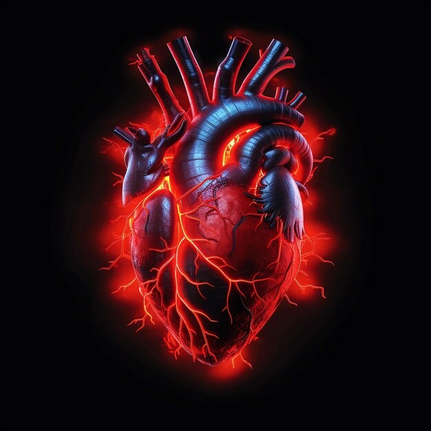 Создать мем: анатомия сердца человека, сердца, человеческое сердце