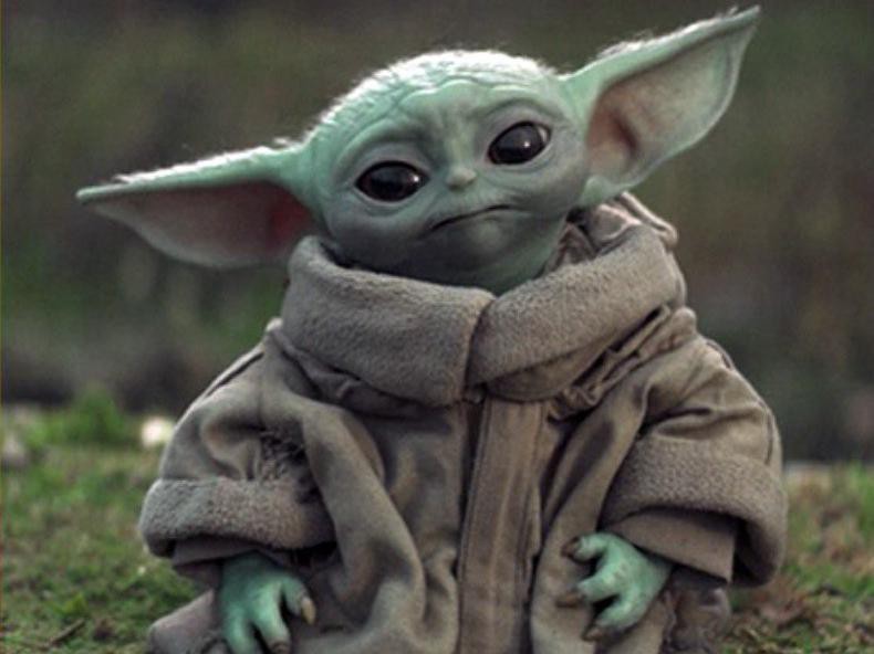 Create meme: baby Yoda, baby Yoda, Star wars baby Yoda