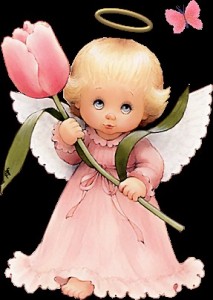 Create meme: little angel, angel, pictures on March 8 angels
