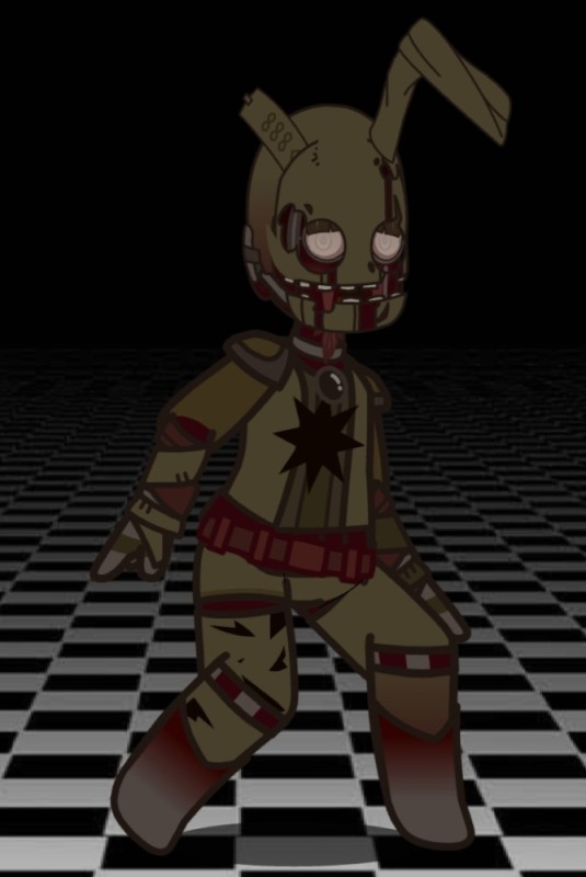 Create meme: fnaf phantom springtrap, plushtrap fnaf ar, five nights at freddy's