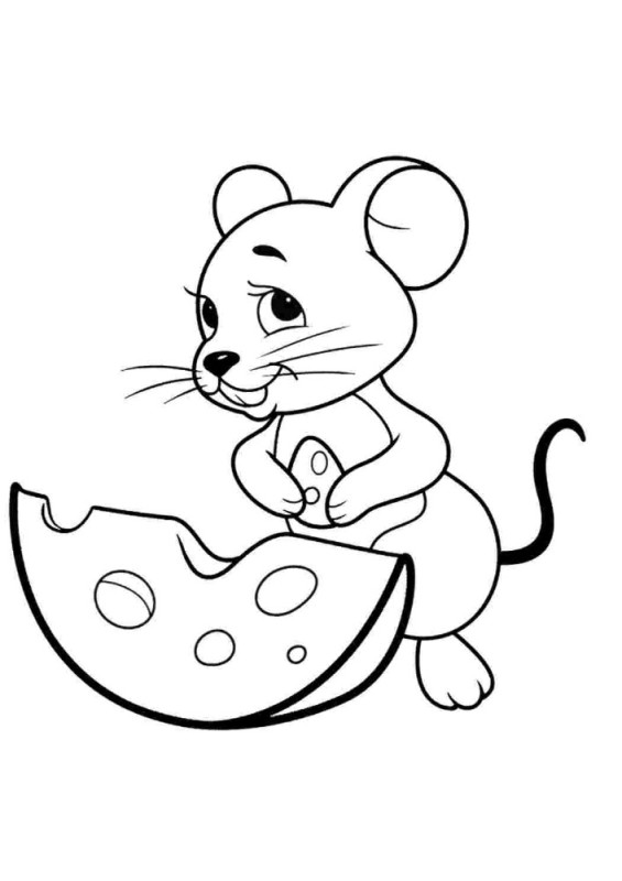 Создать мем: раскраска мышь, мышка разукрашка, мышка раскраска для детей