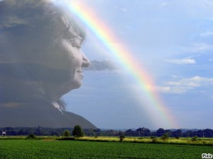 Создать мем: небо радуга, радуга в небе сериал, символы ирландии радуга