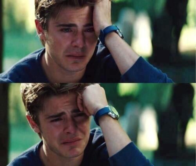 Create meme: Zac Efron, screenshot , the kid is crying because of the girl
