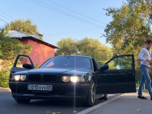 Create meme: BMW 7er III (E38) Restyling, Car, machine