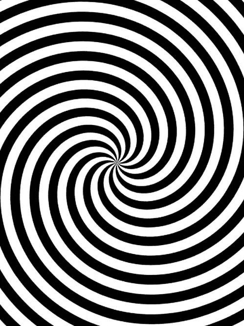 Create meme: hypnosis, hypnosis, the spiral illusion