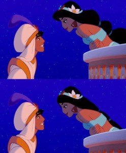 Create meme: disney princess, hairstyle of a Princess, Aladin