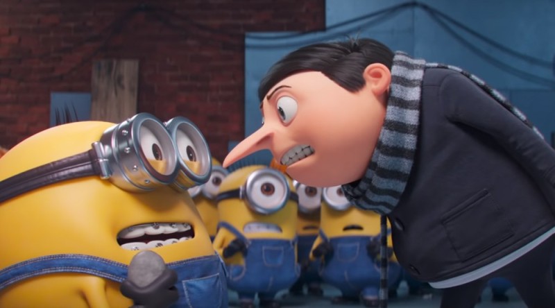 Create meme: minions 2, minions gruvitation cartoon 2022, minions 