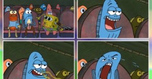 Создать мем: spongebob deuueaugh, губка боб квадратные штаны гари рубленое мясо, spongebob meme