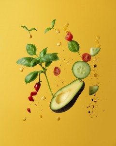 Создать мем: nutrition, фотофон авокадо, авокадо на желтом фоне
