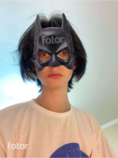 Create meme: girls , cat mask, Batman mask