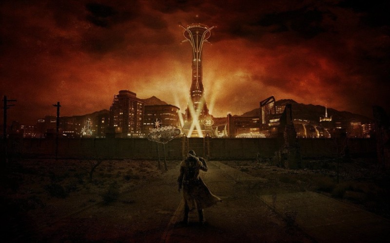 Create meme: fallout: new vegas, fallout new vegas city, fallout new vegas city