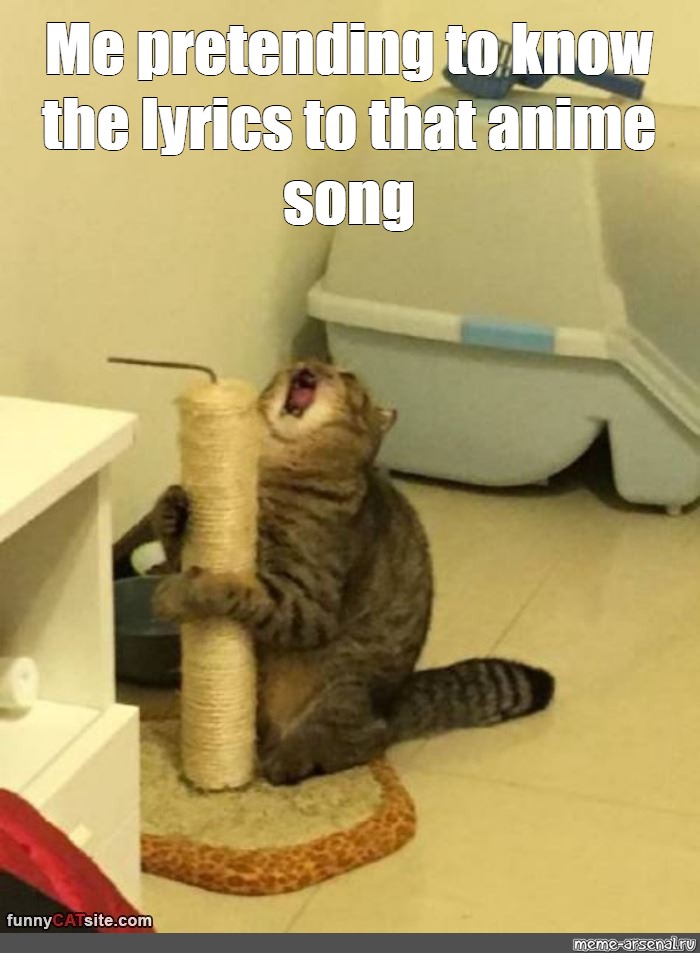 Meme Me Pretending To Know The Lyrics To That Anime Song All Templates Meme Arsenal Com