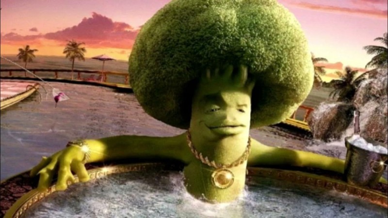 Create meme: eddie murphy broccoli, said dzhaparovich amirov, broccoli is funny