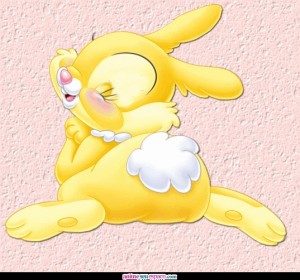 Create meme: yellow rabbit art, yellow Bunny cartoon, Bunny