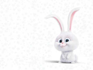 Создать мем: тайная жизнь домашних животных кролик, белый заяц из мультика, зайчик на белом фоне