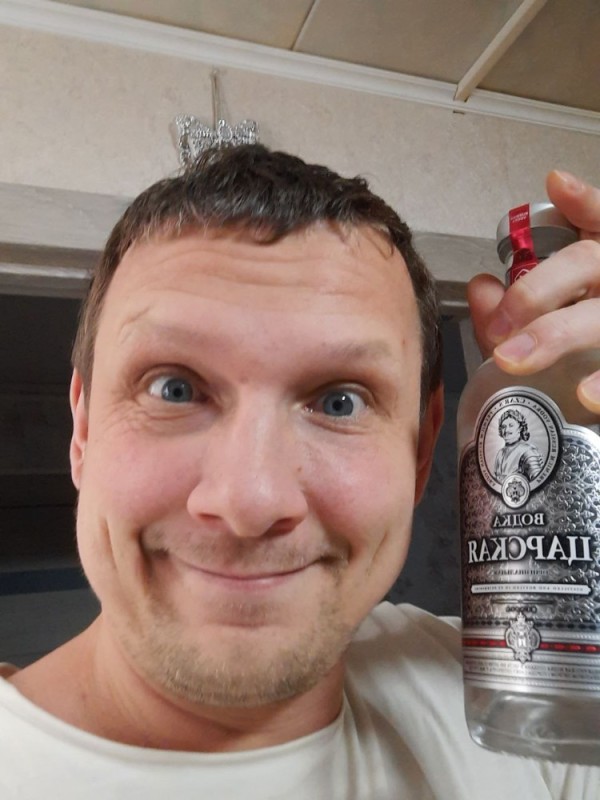 Create meme: male , the tsar's vodka is original, royal vodka