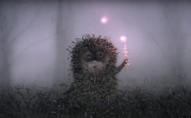 Create meme: hedgehog in the fog, hedgehog in the fog cartoon 1975 stills, hedgehog in the fog meme