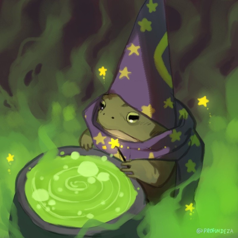 Create meme: The frog is a wizard, Indie kid frog hat, toad art