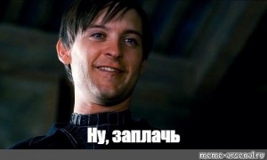 Create meme: Tobey Maguire, Peter Parker Tobey Maguire