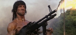 Create meme: Sylvester Stallone Rambo 3, Rambo with a machine gun, rambo