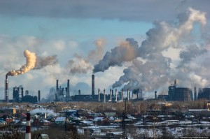 Создать мем: загрязнение атмосферы челябинск, загрязненный воздух, новолипецкий металлургический комбинат выбросы